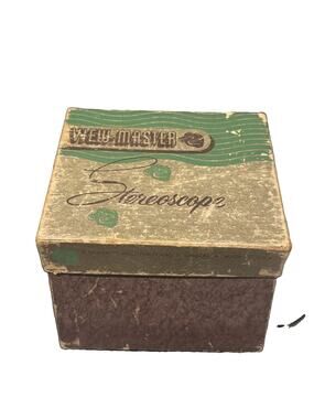 Vintage 1940s Sawyer’s View-Master Stereoscope 3D Viewer w/ Box & Disney, Scooby